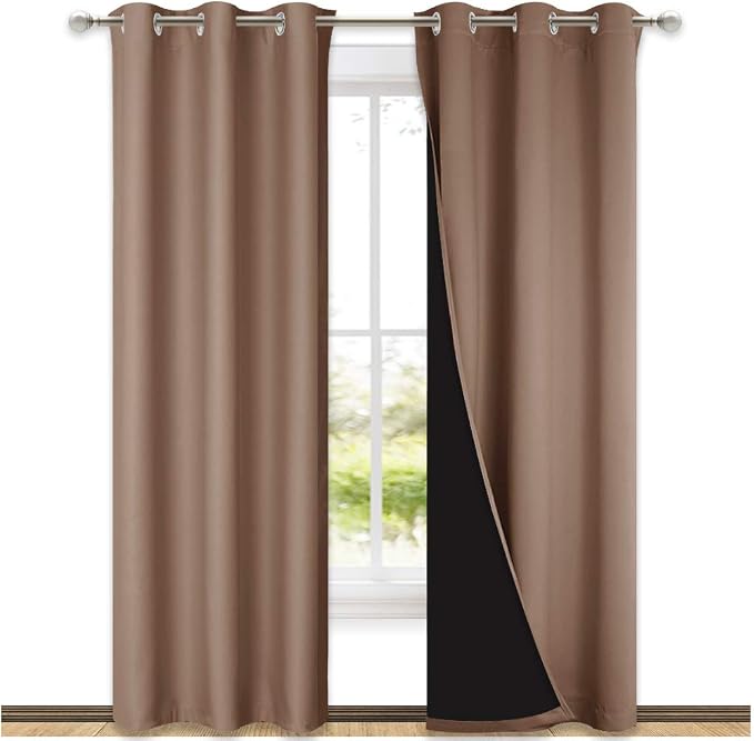 NICETOWN 100% Blackout Curtains Thermal, Noise Cancellation and Privacy Truly by NICETOWN