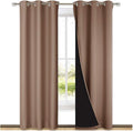 NICETOWN Blackout Curtains 80 inches Long, Full Light Blocking Drapes by NICETOWN