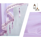 Molaxhome Swag Curtain 51 inch Length Rod Pocket Scalloped Curtain Valance - Image 9