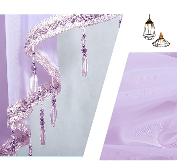 Molaxhome Swag Curtain 51 inch Length Rod Pocket Scalloped Curtain Valance - Image 9