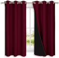 NICETOWN 100% Blackout Short Curtains by NICETOWN