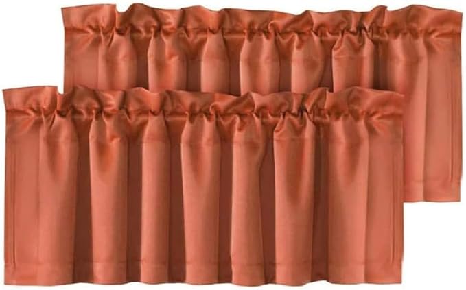 H.VERSAILTEX Blackout Valances for Windows, Kitchen Window Valance Curtains for by HVERSAILTEX