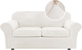 H.VERSAILTEX Real Velvet Plush 3 Piece Stretch Sofa Covers Couch Covers by HVERSAILTEX