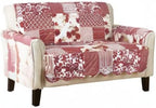 Great Bay Home Reversible Patchwork Loveseat Cover - Image 5