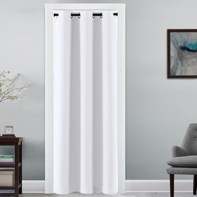 H.VERSAILTEX Doorway Curtain Blackout Closet Door Curtain Room Divider Window by HVERSAILTEX