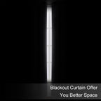 LEMOMO Blackout Curtains 52 x 108 inch/Dark Grey Curtains Set of 2 - Image 3