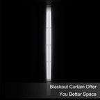 LEMOMO Dark Grey Thermal Blackout Curtains/52 x 72 Inch/Set of 2 Panels Room - Image 3