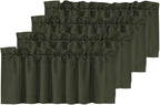 H.VERSAILTEX 4 Panels Blackout Valances by HVERSAILTEX