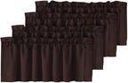 H.VERSAILTEX Blackout Valances for Windows, Kitchen Valance Curtains for Living by HVERSAILTEX