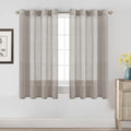 H.VERSAILTEX Linen Curtains Flax Linen Blended Curtain Panels by HVERSAILTEX