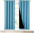 NICETOWN Full Shade Curtain Panels 72 inches Long, Pair of Energy Smart & Noise by NICETOWN