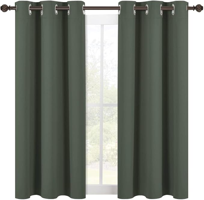 NICETOWN Shack Blackout Curtains 54 inches Long, Thermal Insulated and Privacy - Image 2