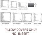 Fancy Homi 4 Packs Orange Fall Decorative Throw Pillow Covers 26x26 Inch - Image 7