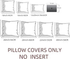 Fancy Homi 4 Packs Navy Blue Decorative Throw Pillow Covers 20x20 Inch - Image 8
