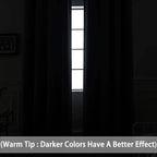 Yakamok Blackout Curtains Room Darkening Thermal Insulated Window Panels - Image 2