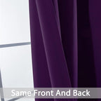 Yakamok Wide Thermal Blackout Patio Door Curtain Panel, Extra Wide Curtains - Image 4