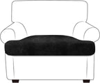 Leather Look Couch Cushion Covers Sofa Seat Slipcovers Sets Couches Furniture by ANARACHON