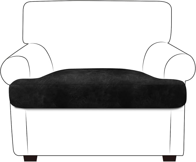Leather Look Couch Cushion Covers Sofa Seat Slipcovers Sets Couches Furniture by ANARACHON