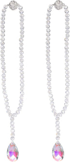 SUQ I OME 2 Pack of Luxury Crystal Beaded Magnetic Curtain Tieback and Holdback - Image 2