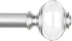 Curtain Rods for Windows 66 to 120, USFOOK 7/8 Inch Telescoping Splicing by USFOOK