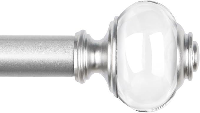 Curtain Rods 32 to 58 Inch, USFOOK 7/8 Inch Telescoping Splicing Drapery Rods by USFOOK
