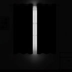 LEMOMO Black Blackout Curtains 42 x 54 Inch Length Set of 2 Panels Grommet - Image 3