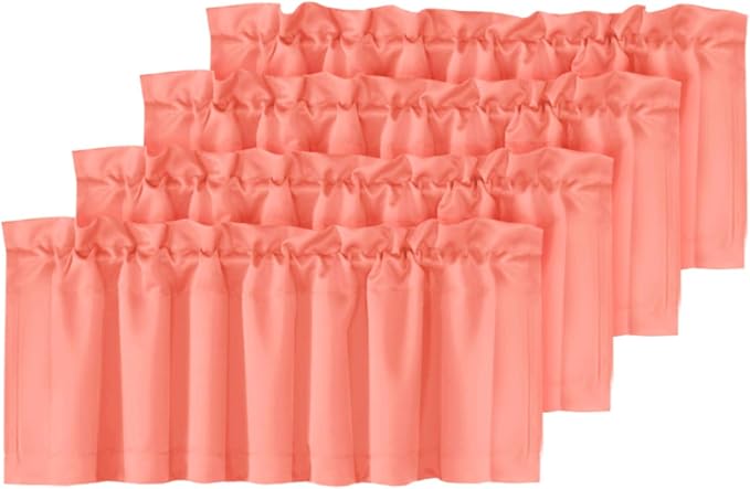 H.VERSAILTEX Blackout Valances for Windows, Kitchen Valance Curtains for Living by HVERSAILTEX