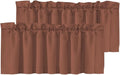 H.VERSAILTEX 2 Panels Blackout Valances by HVERSAILTEX