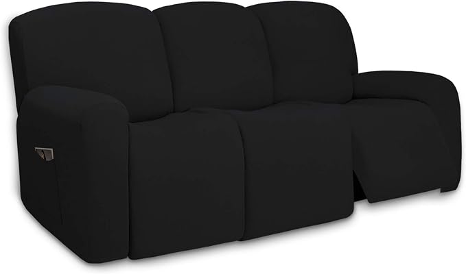 PureFit Super Stretch 3 Seats Recliner Chair Sofa Couch Cover by PureFit