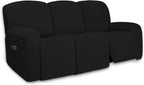 PureFit Super Stretch 3 Seats Recliner Chair Sofa Couch Cover by PureFit