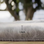 ORINOVA Grey Fluffy Rug Runners - Image 2