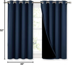 NICETOWN 100% Blackout Curtains - Image 8