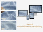 OVZME Valance for Windows, Light Filtering Faux Linen Textured Small Short - Image 9