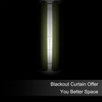 LEMOMO Blackout Curtains 66 x 72 Inch Long Olive Green Curtains Set of 2 Panels - Image 3