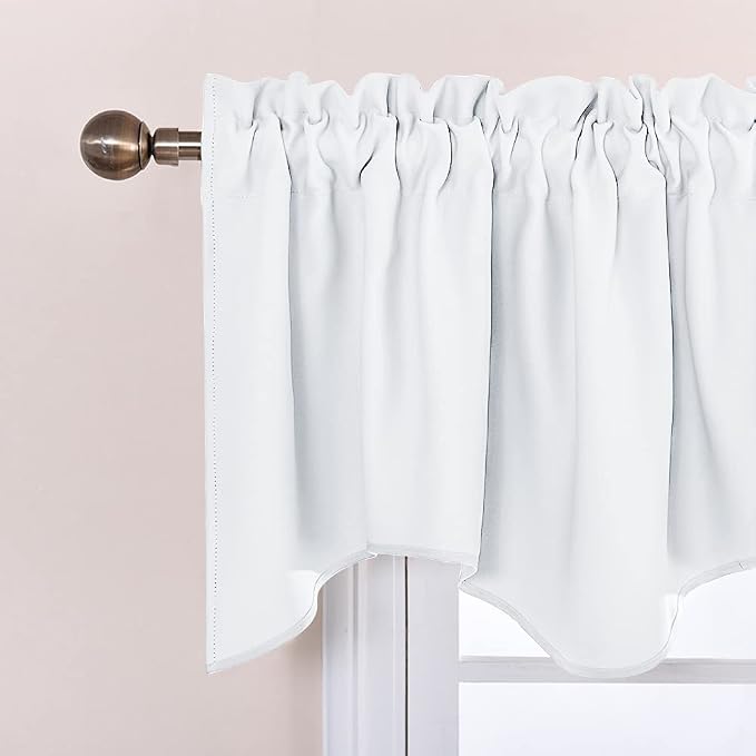 NICETOWN Window Valance for Bedroom, Energy Saving Home Fashion Rod Pocket - Image 2