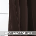 Yakamok Blackout Curtains for Bedroom 2 Panels Set 108 Inch Length Thermal - Image 4