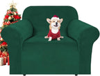 H.VERSAILTEX Stretch Velvet Armchair Cover Couch Covers 1 Cushion Chair by HVERSAILTEX
