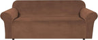 H.VERSAILTEX Stretch Velvet Sofa Covers Large Couch Covers Sofa Slipcovers by HVERSAILTEX