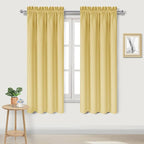 DWCN Blackout Curtains for Bedroom – Rod Pocket Thermal Insulated Noise by DWCN