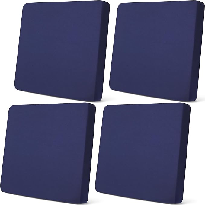 Newwiee Set of 4 Stretch Patio Cushion Covers Sofa Couch Seat Chair Slipcovers by Newwiee