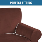 H.VERSAILTEX Stretch Velvet Sofa Covers Large Couch Covers Furniture Protector - Image 4
