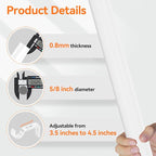 Curtain Rod Set for Windows 28 to 60 Inch - Image 3