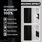 Yakamok 100% Blackout Curtains 84 Inch Length 2 Layers, Light Blocking Thermal - Image 4