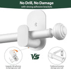 KAMANINA Curtain Rods No Drilling - Image 5