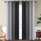 SimpleHome Ombre Room Darkening Curtains - Image 2