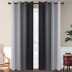 SimpleHome Ombre Room Darkening Curtains - Image 2