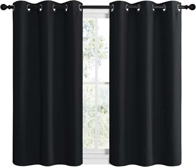NICETOWN Bathroom Blackout Curtains and Drapes - Image 2