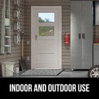 GORILLA GRIP 100% Waterproof All-Season WeatherMAX Doormat, US Designed Natural - Image 9