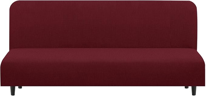 U-NICE HOME Stretch Futon Cover Armless Bed Slipcover by U-NICEHOME
