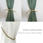 BEL AVENIR Curtain Ropes Tiebacks Tie-Backs, Curtain Handmade Holdbacks - Image 5